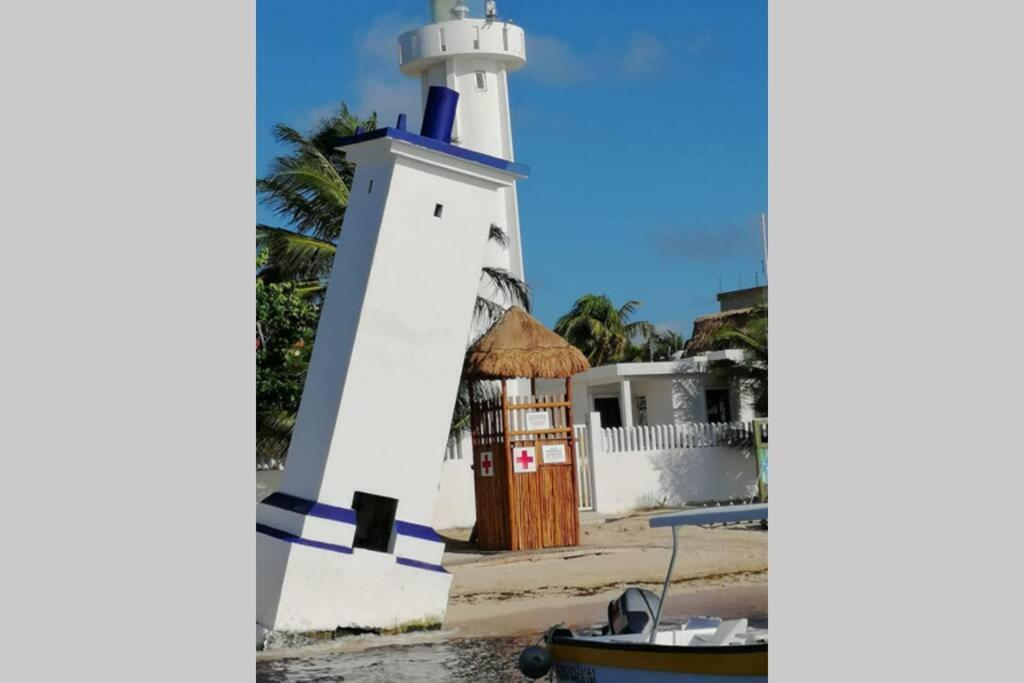 Modern 1 Bedroom Suite By Beach Great Location! Puerto Morelos Bagian luar foto