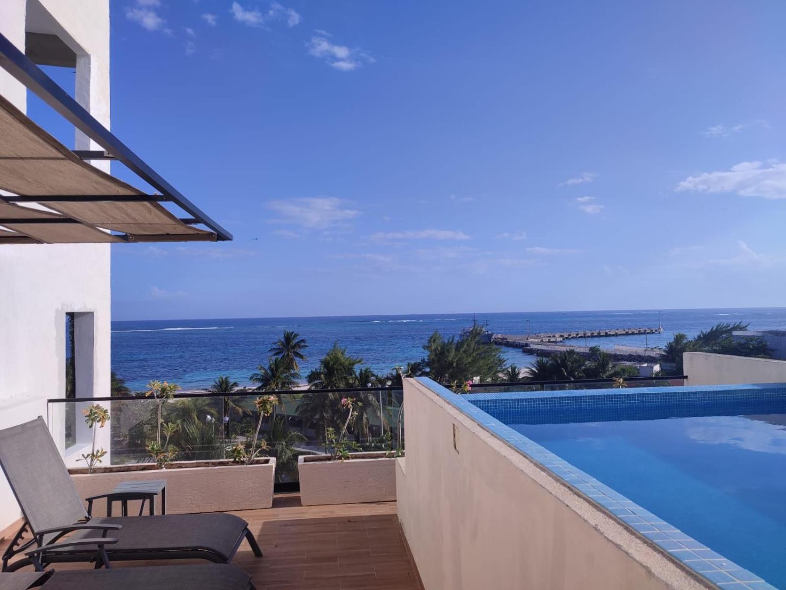 Modern 1 Bedroom Suite By Beach Great Location! Puerto Morelos Bagian luar foto